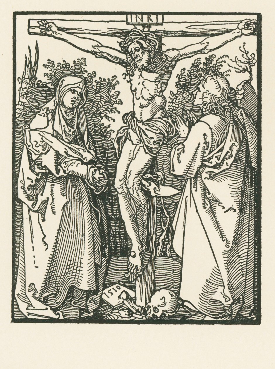 Le Christ en croix avec la Vierge Marie et saint Jean - Albrecht Dürer or Duerer