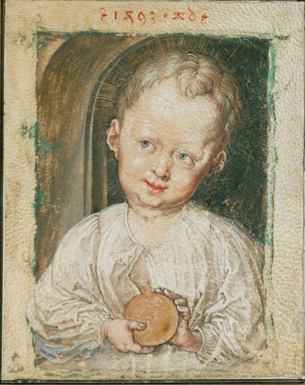 Enfant Jésus tenant l