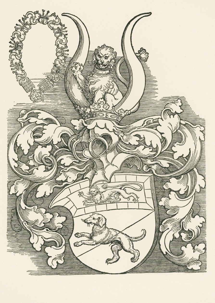 Armoiries de Lorenz Staiber - Albrecht Dürer or Duerer