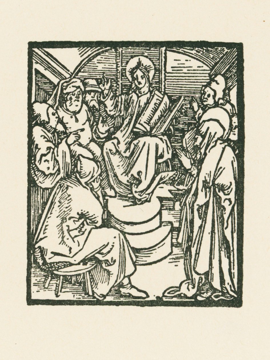 Jésus parmi les médecins - Albrecht Dürer or Duerer