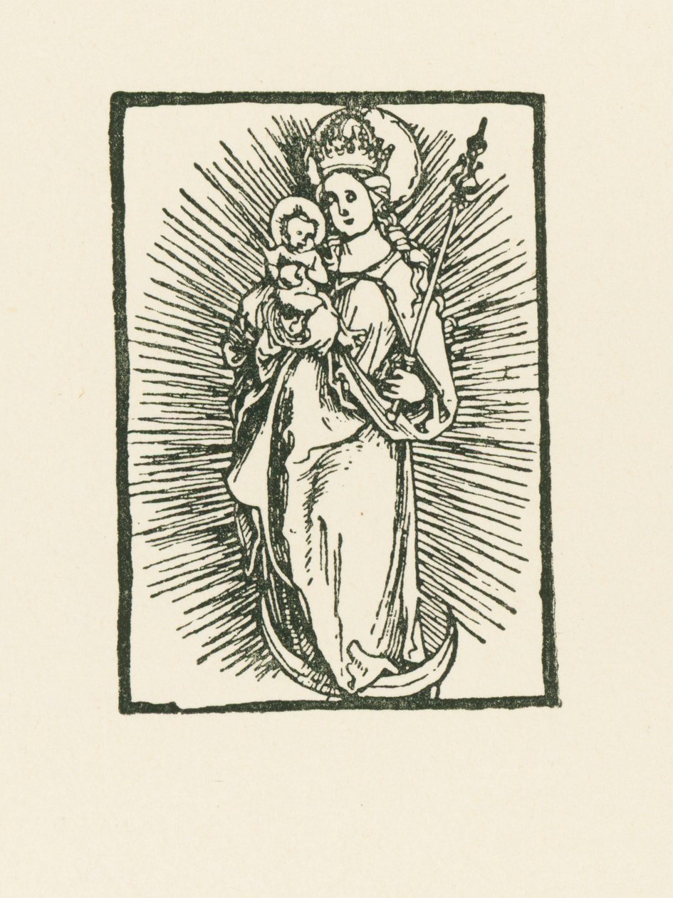 La Vierge Marie, reine du ciel au soleil - Albrecht Dürer or Duerer