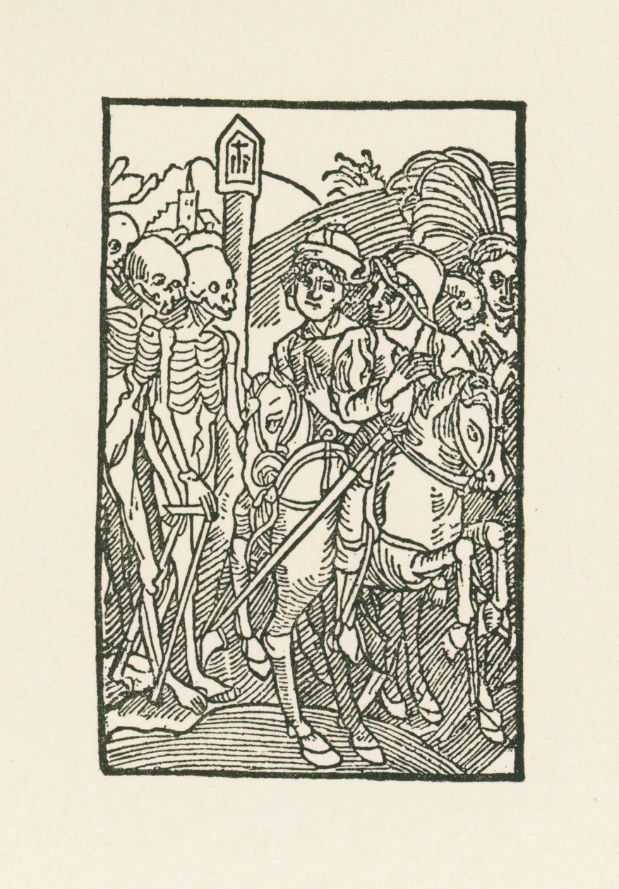Rencontre entre les vivants et les morts - Albrecht Dürer or Duerer