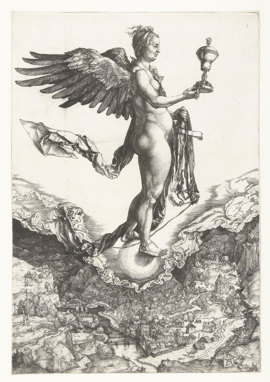 Némésis (La grande fortune) - Albrecht Dürer or Duerer