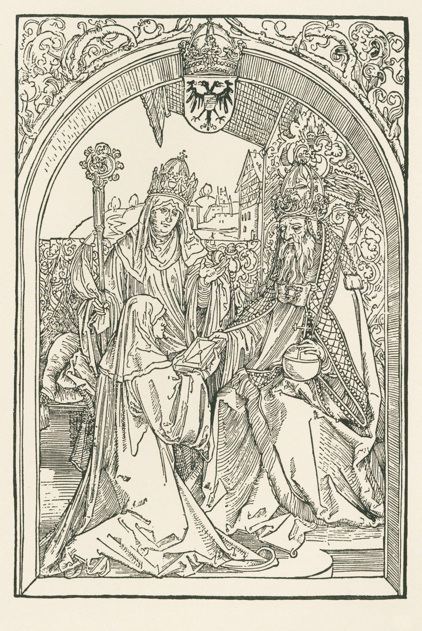 Roswitha, en présence de sa nièce Gerba, l