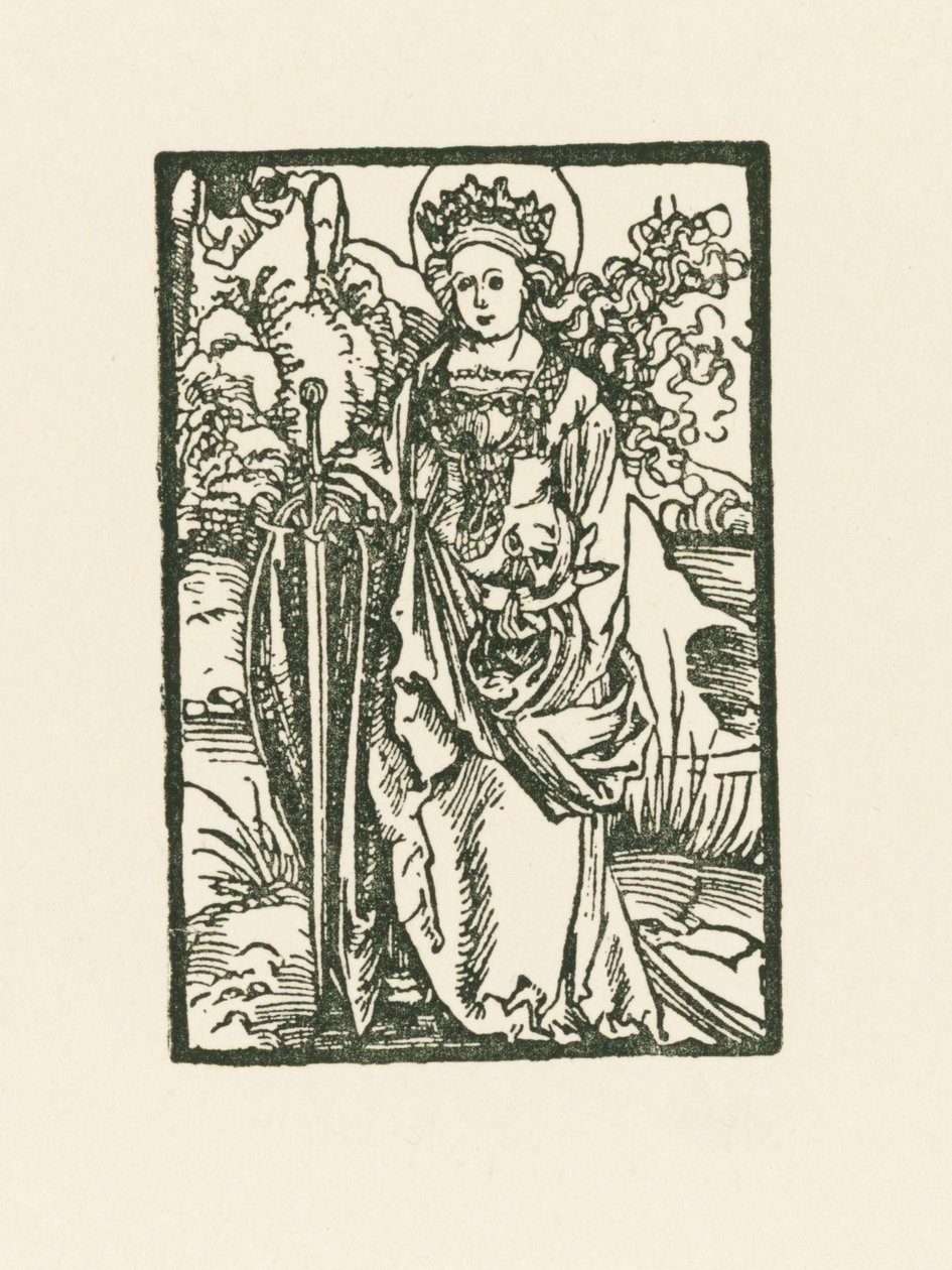Sainte Catherine - Albrecht Dürer or Duerer