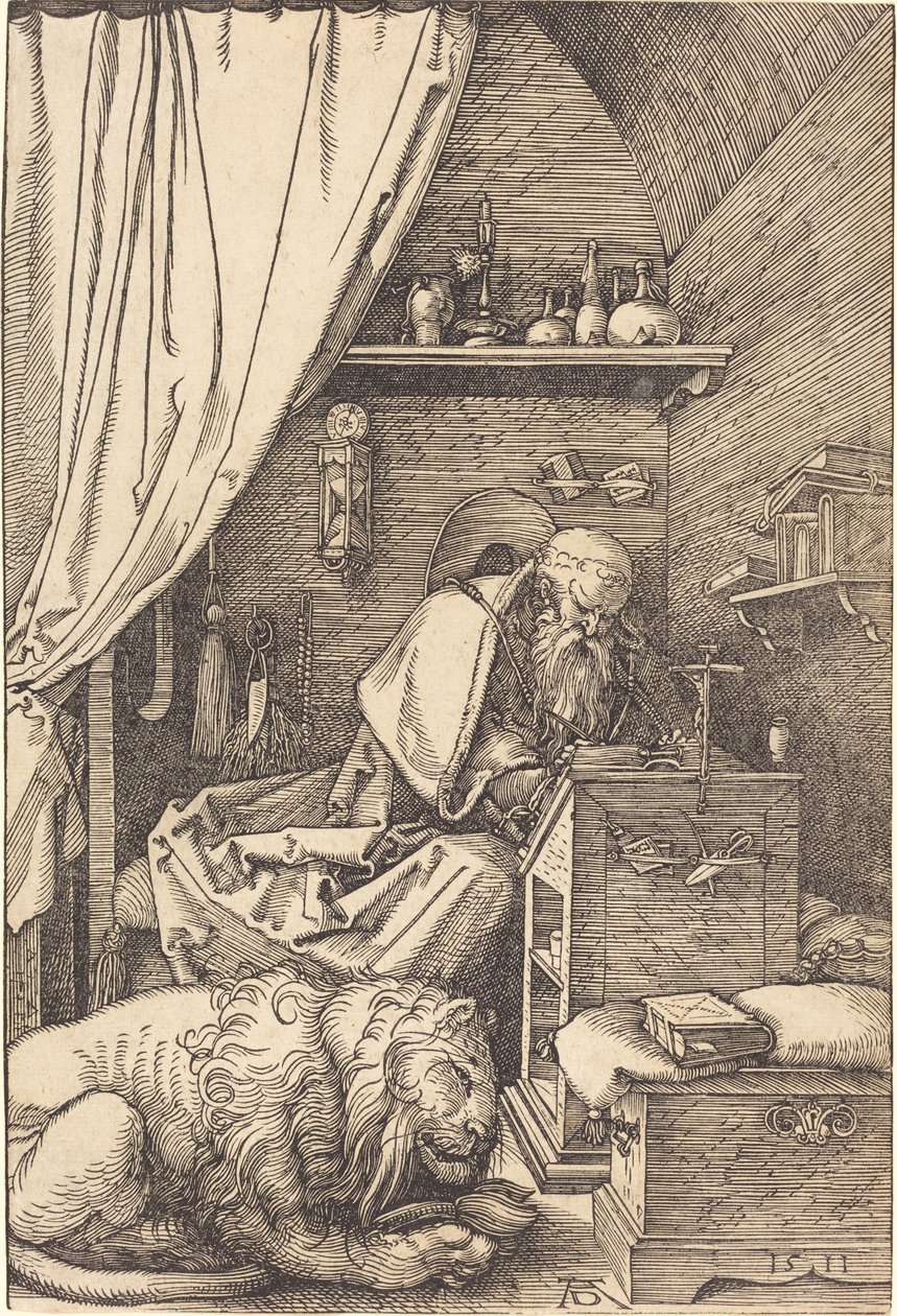 Saint Jérôme dans sa cellule - Albrecht Dürer