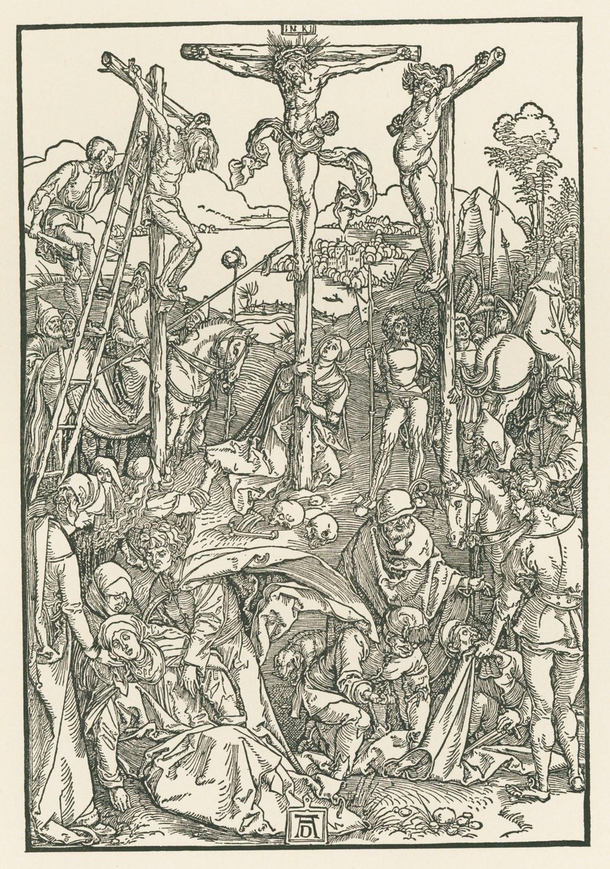 Petit calvaire, vers 1503-04 (gravure sur bois) - Albrecht Dürer or Duerer