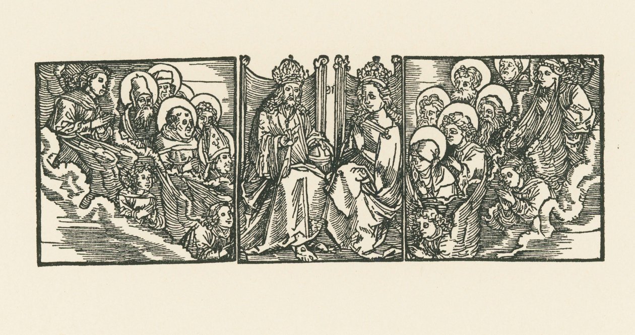 Le couronnement de la Vierge - Albrecht Dürer or Duerer
