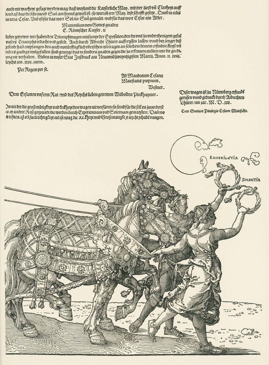 La grande voiture triomphale - Albrecht Dürer or Duerer