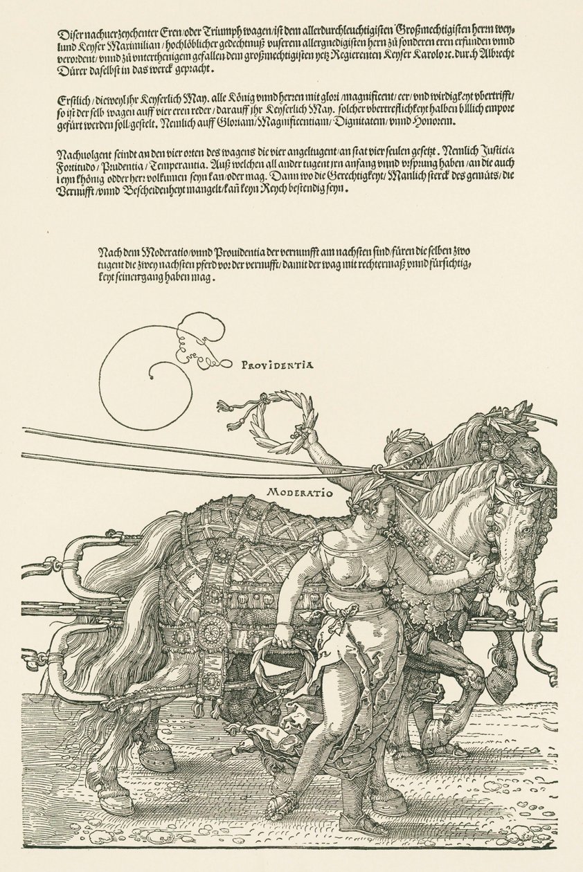 La grande voiture triomphale - Albrecht Dürer or Duerer