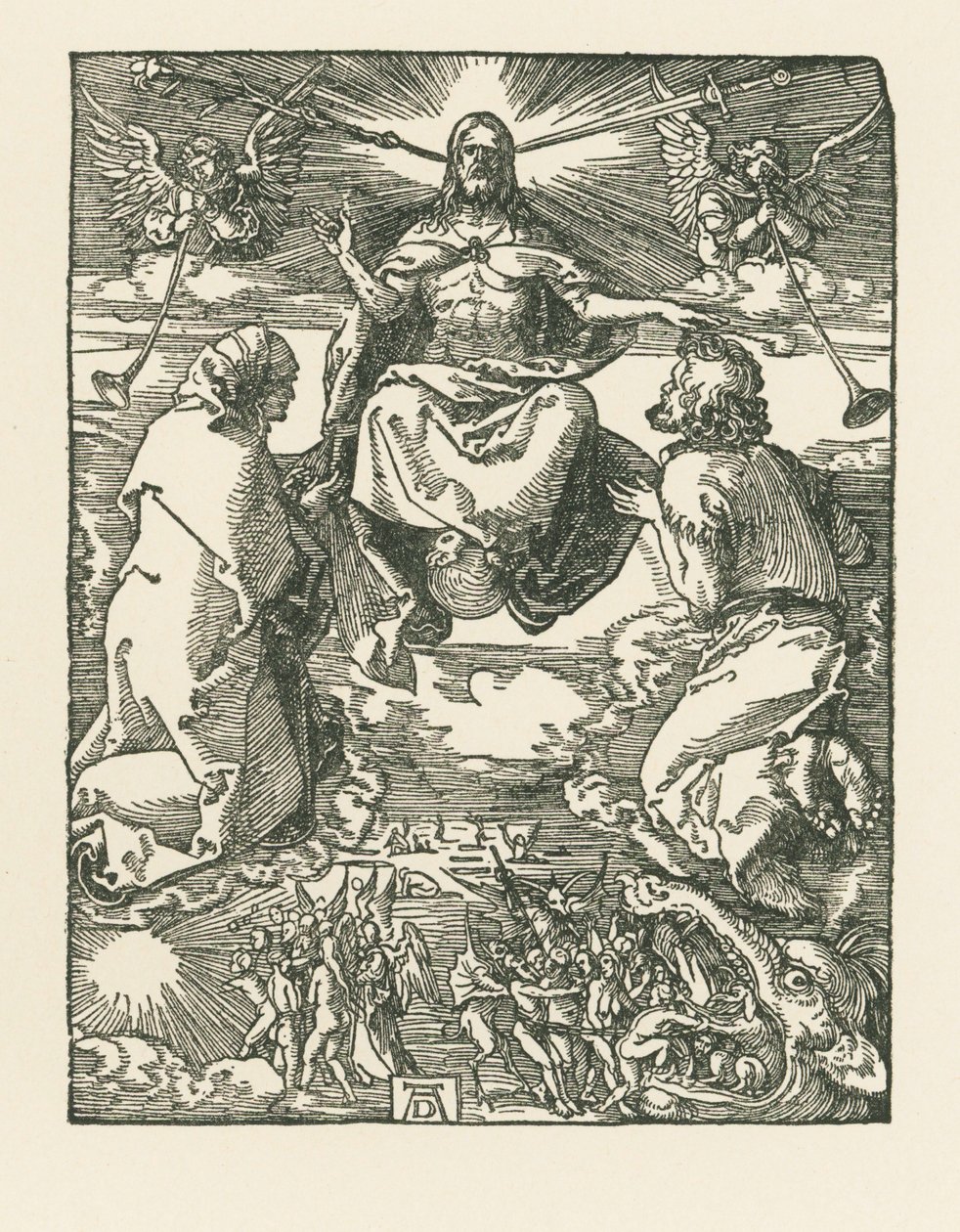 Le Jugement dernier, vers 1510 (gravure sur bois) - Albrecht Dürer or Duerer