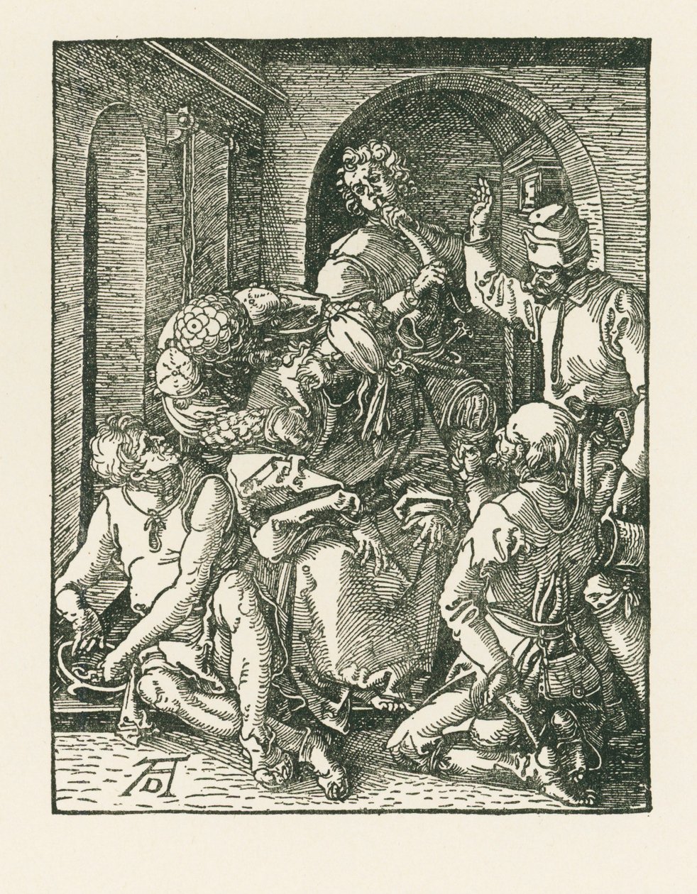 La moquerie du Christ, vers 1508-09 (gravure sur bois) - Albrecht Dürer or Duerer