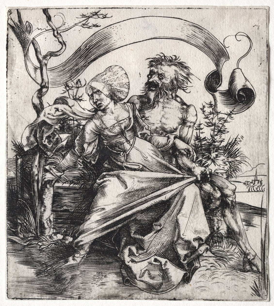Le Ravisseur, c. 1495 (gravure) - Albrecht Dürer or Duerer