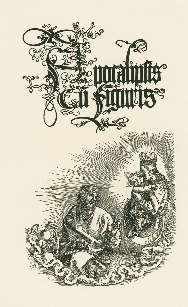 Page de titre de la deuxième édition latine de 1511 (gravure sur bois) - Albrecht Dürer or Duerer