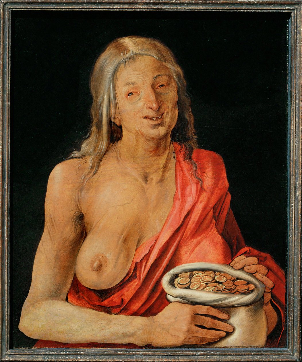 Vanitas, verso du portrait d