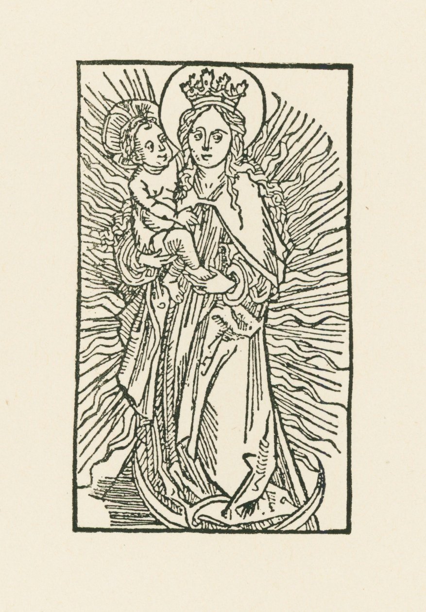 Vierge Marie au soleil - Albrecht Dürer or Duerer