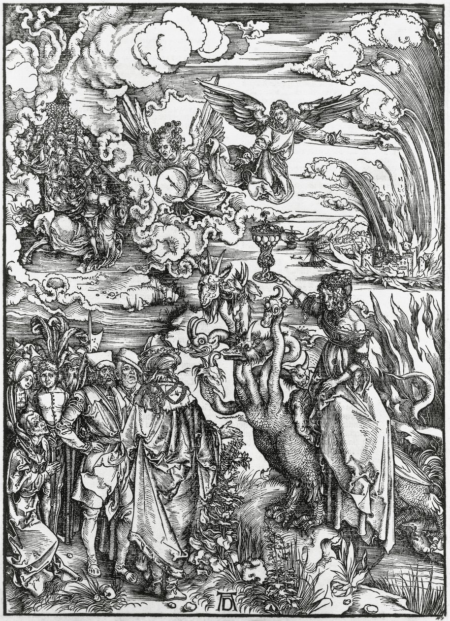 La Grande Prostituée, Apocalypse - Albrecht Dürer