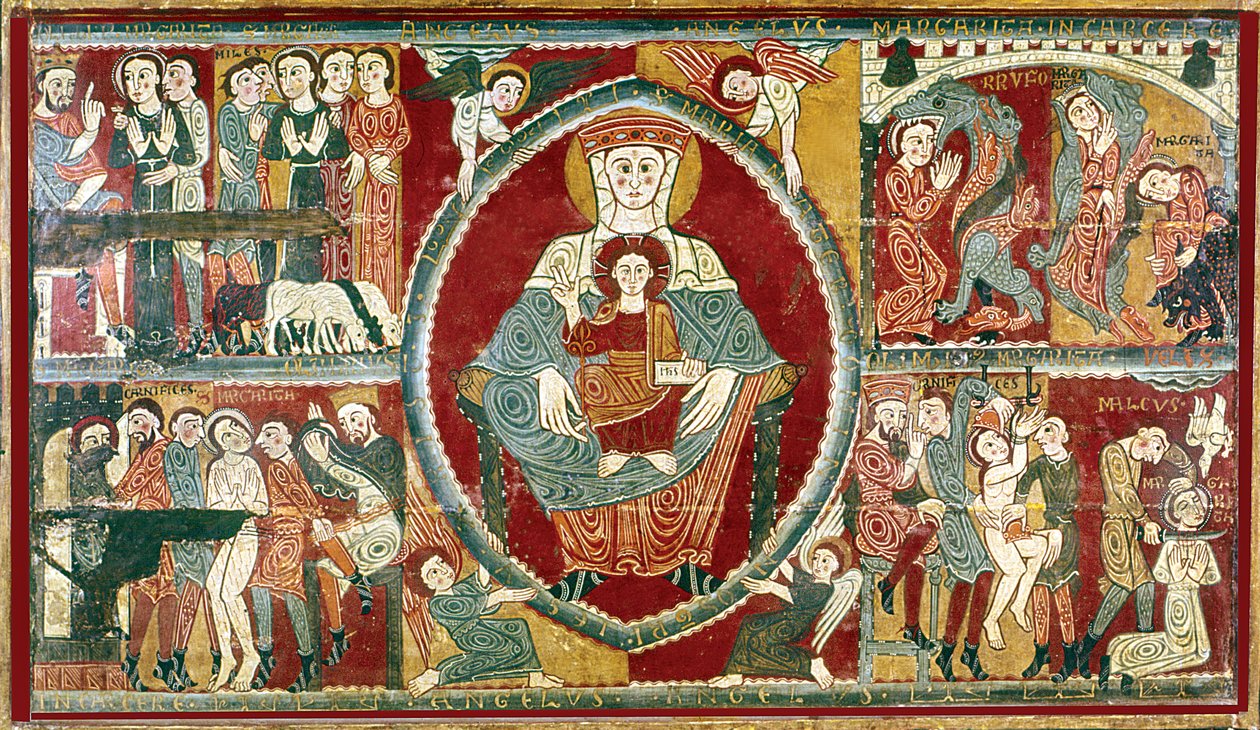 Autel de la chapelle Sainte Marguerite : le martyre - Alícia Noe