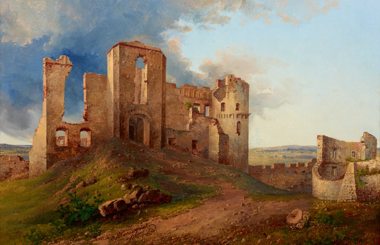 Ruines du château de Tenczyn - Aleksander Płonczyński