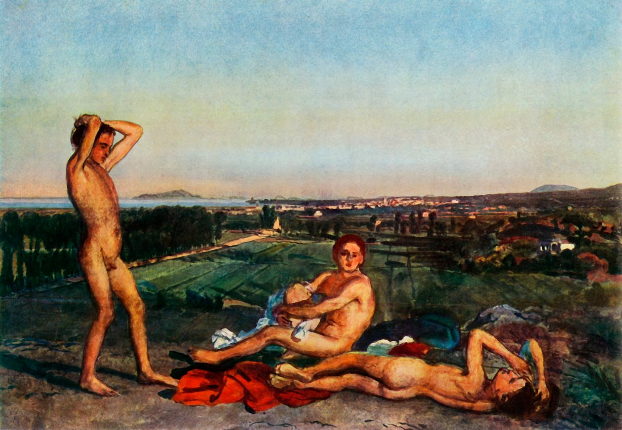 Sur la plage de la baie de Naples, années 1830, 1965 - Aleksandr Ivanov