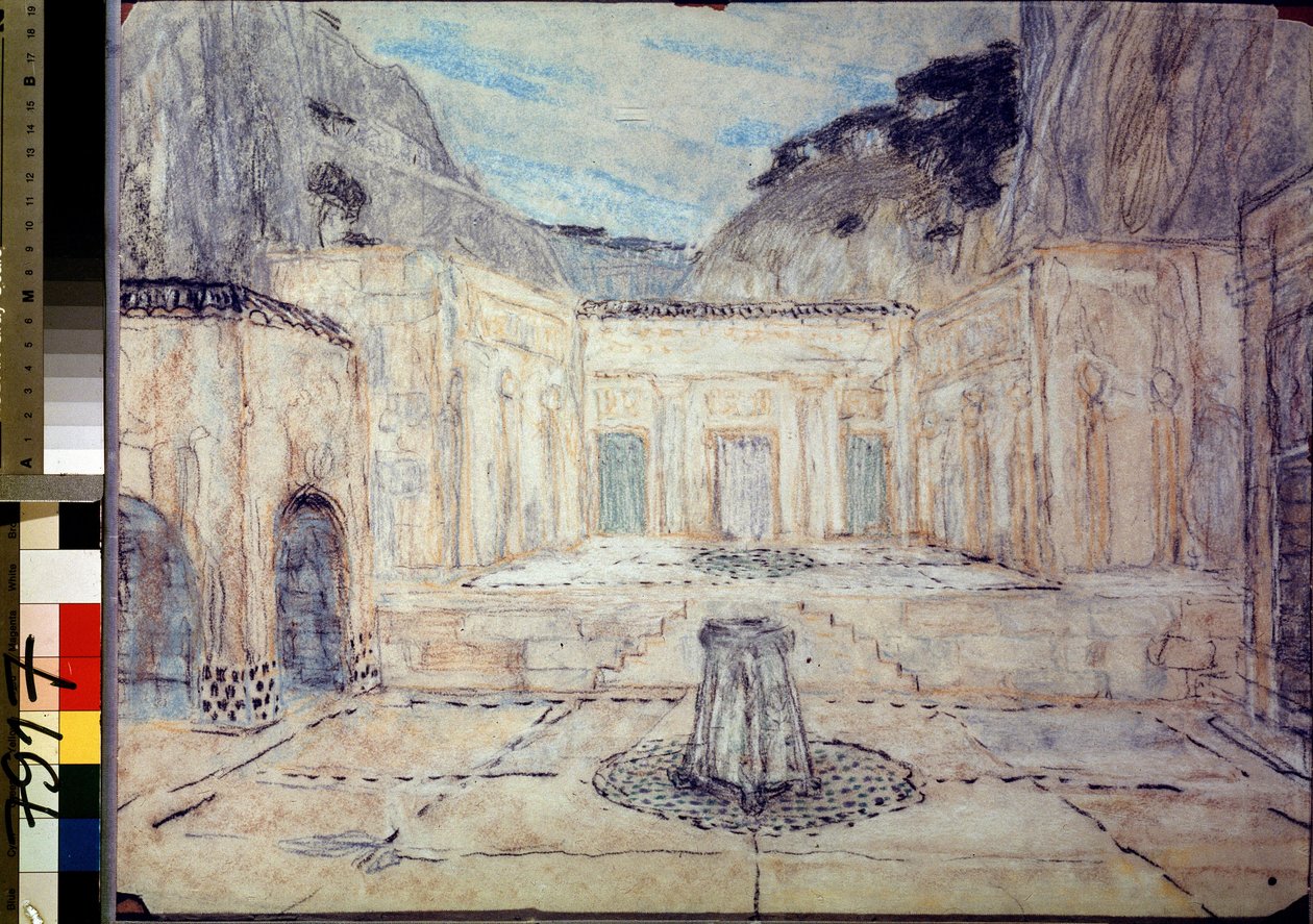 Projet de decor pour la tragedie Antigone d