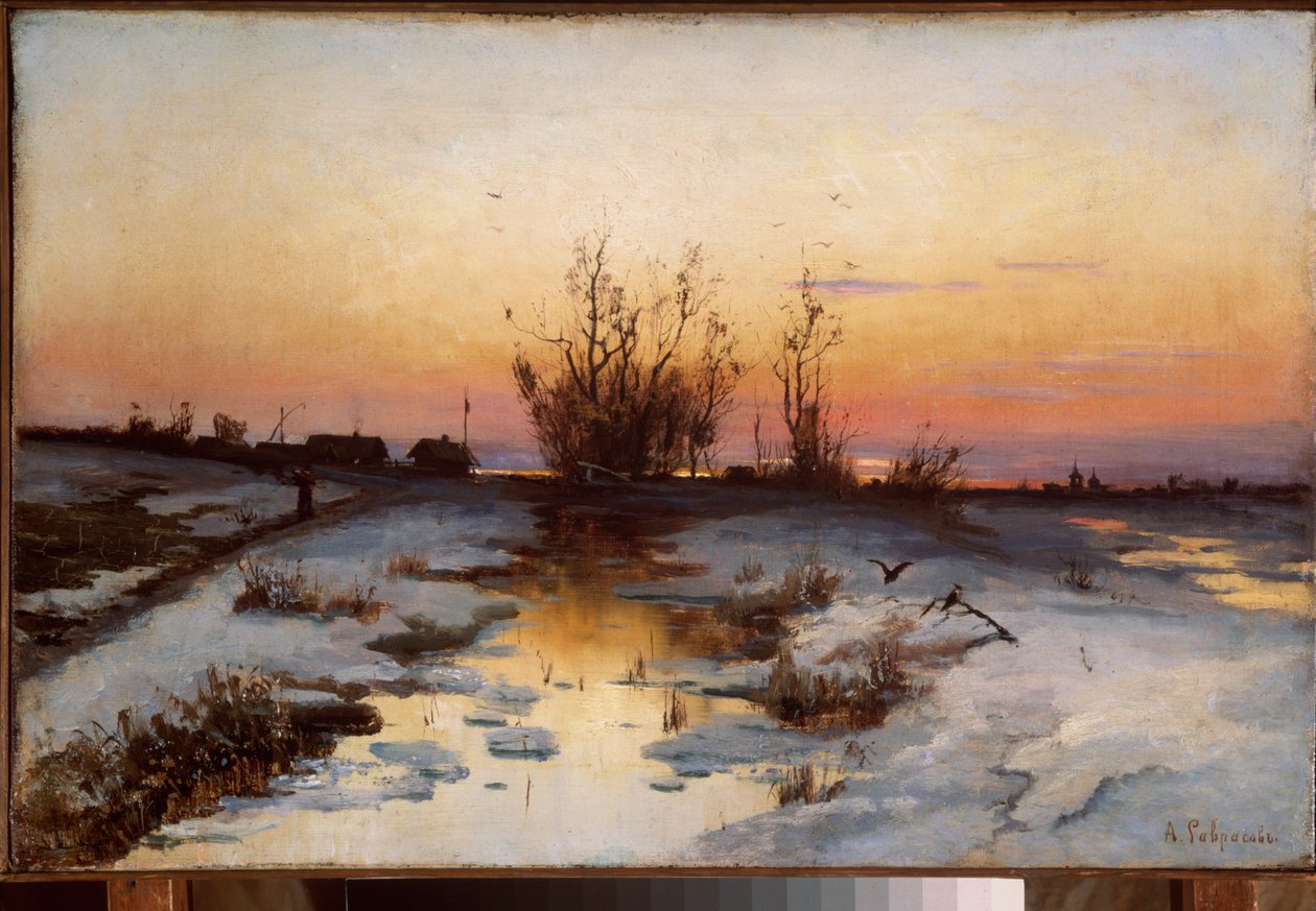 Soir, floraison des aulnes - Alexei Kondratjewitsch Sawrassow