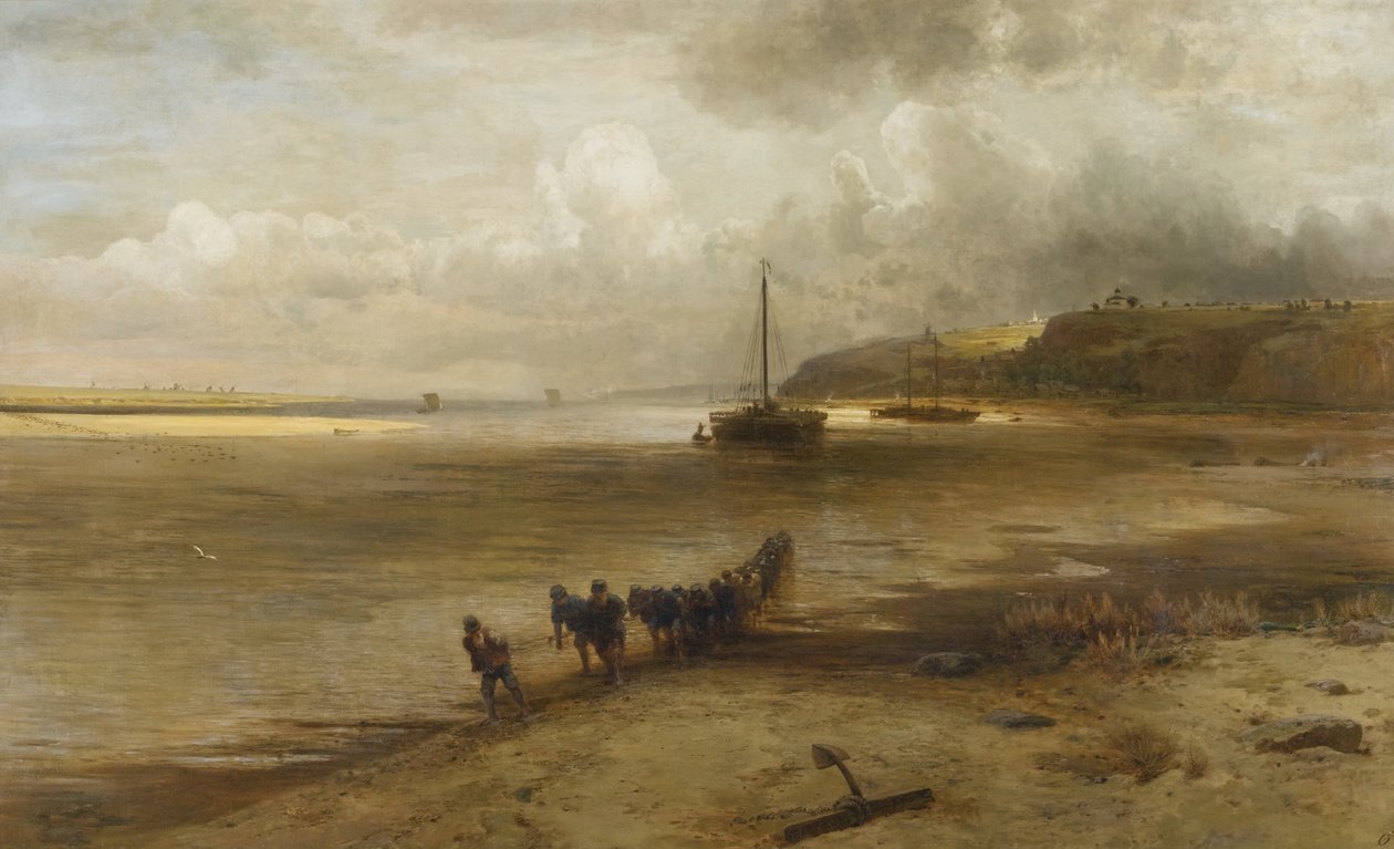 La Volga près de Yuryevets, 1870 - Alexei Kondratjewitsch Sawrassow