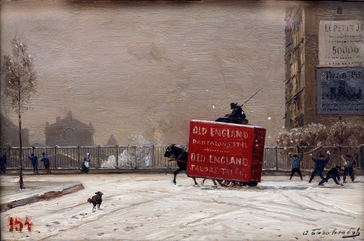 Hiver à Paris - Aleksei Petrovich Bogolyubov
