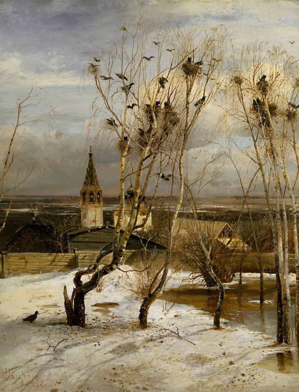 Les corbeaux sont revenus - Alexei Kondratjewitsch Sawrassow