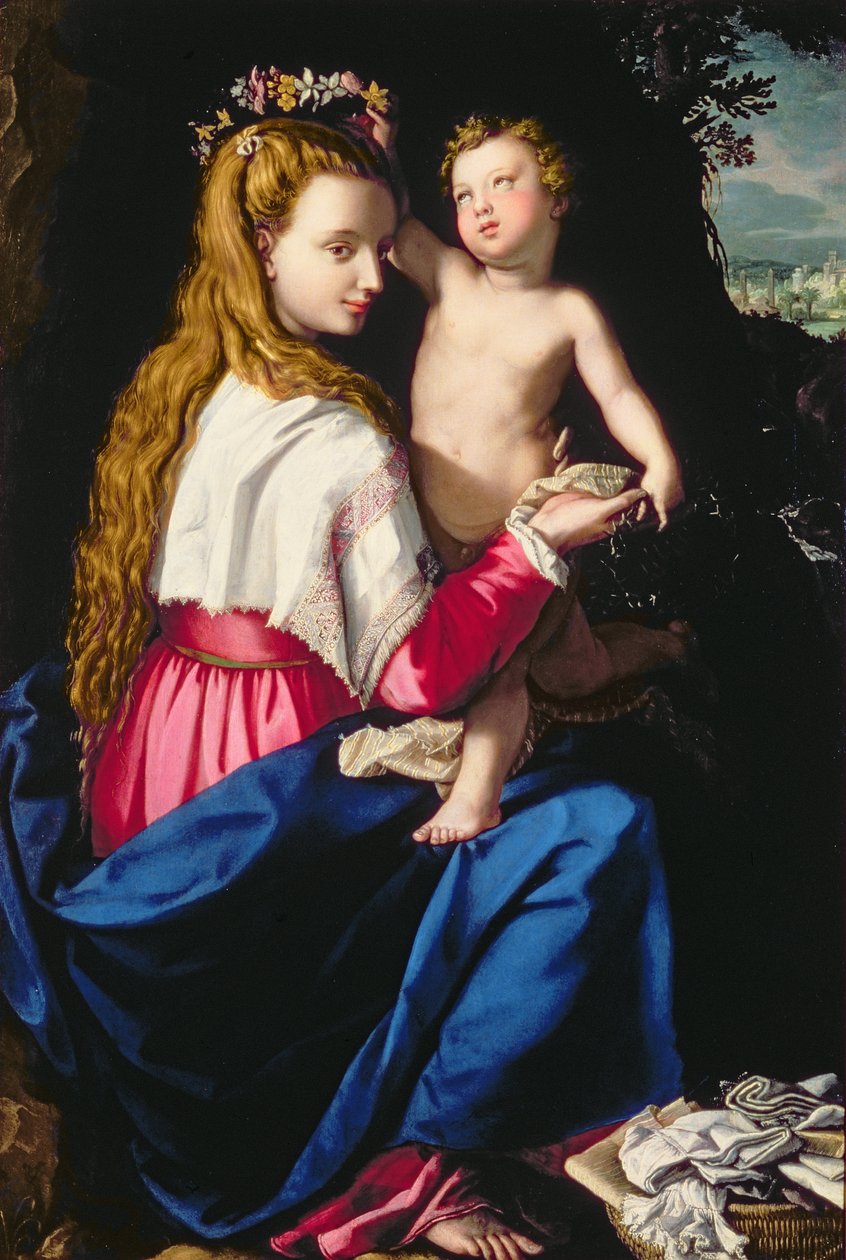 Madone et enfant - Alessandro Allori