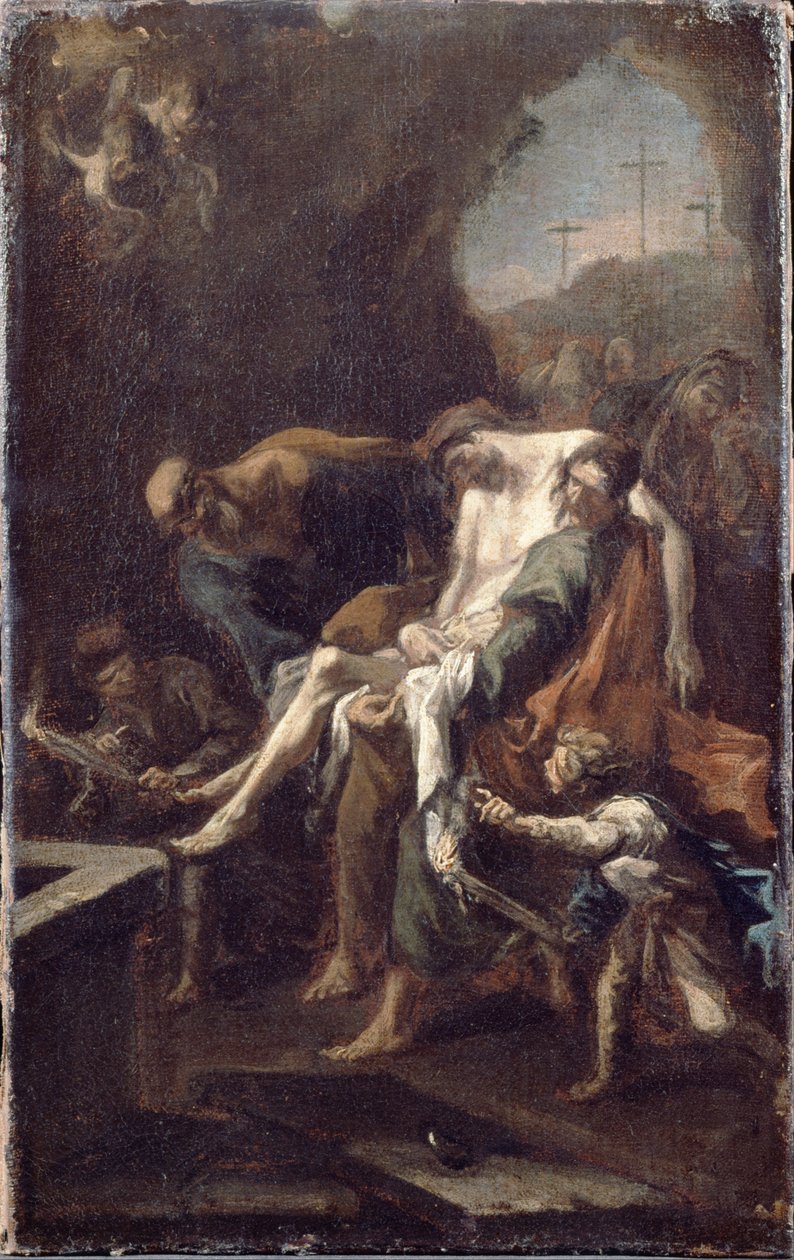 La mise au tombeau du Christ - Alessandro Magnasco