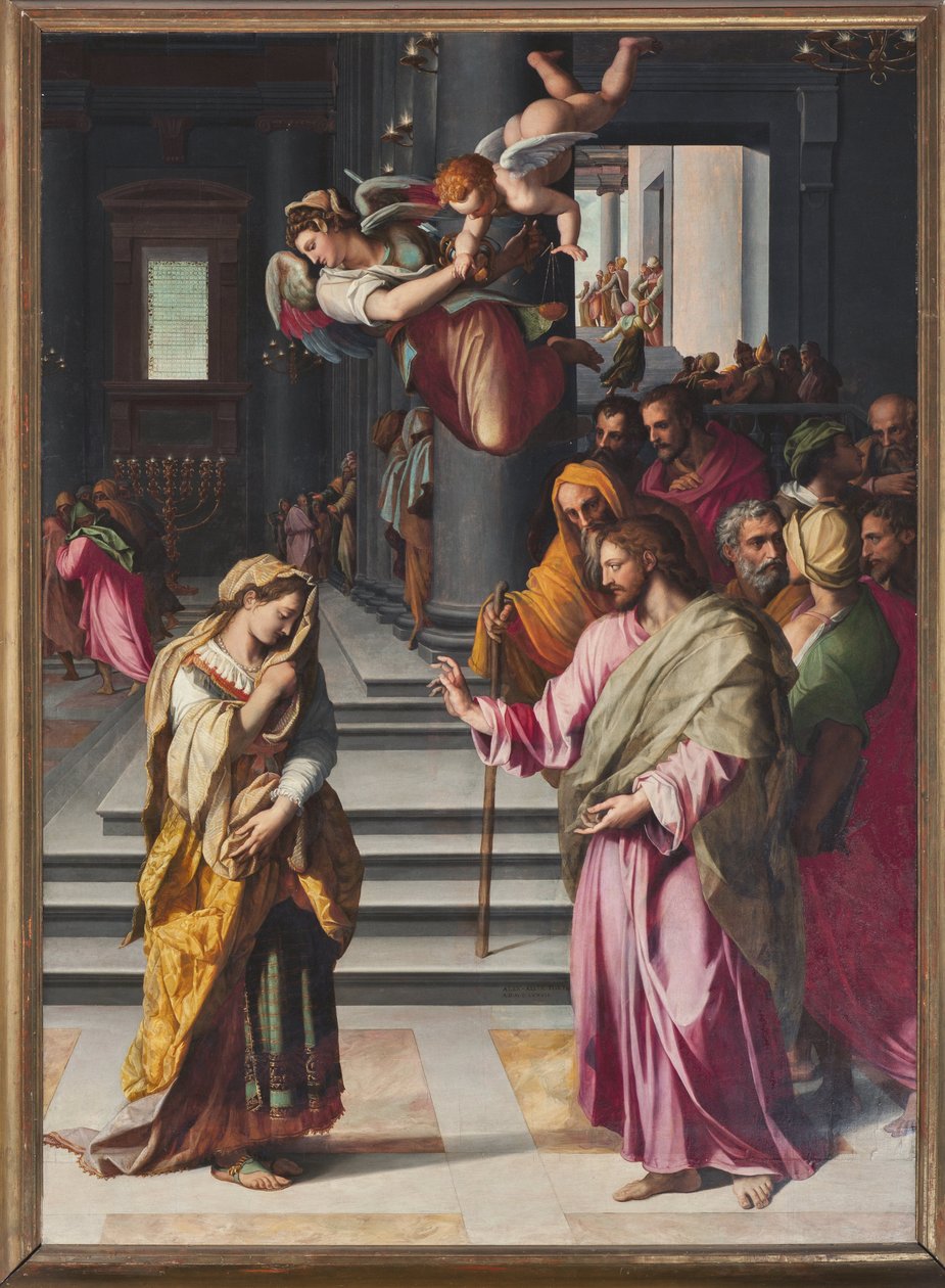 Jésus et la femme prise en flagrant délit d