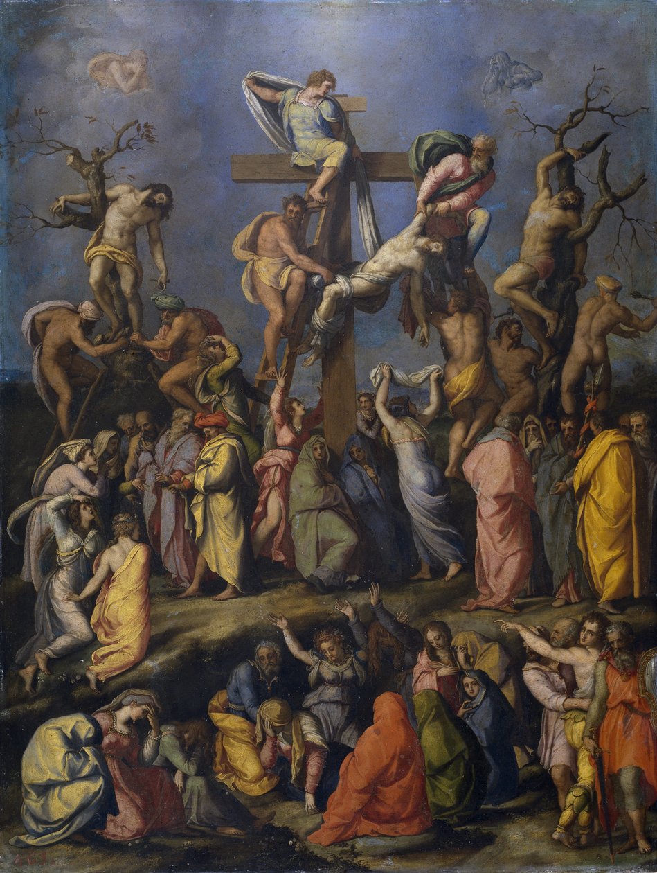 La Descente de Croix, vers 1560 - Alessandro Allori