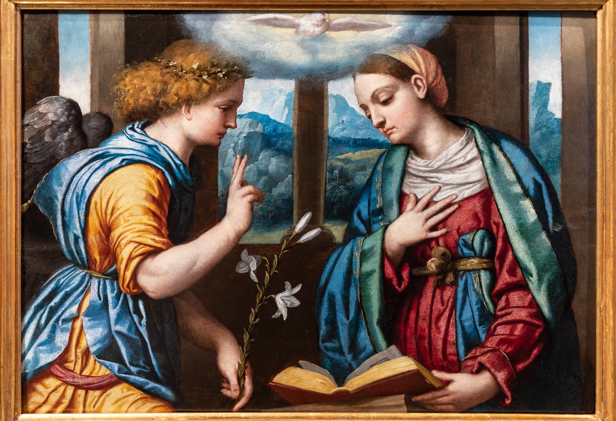 Annonciation, vers 1535-40 - Alessandro Bonvicino Moretto