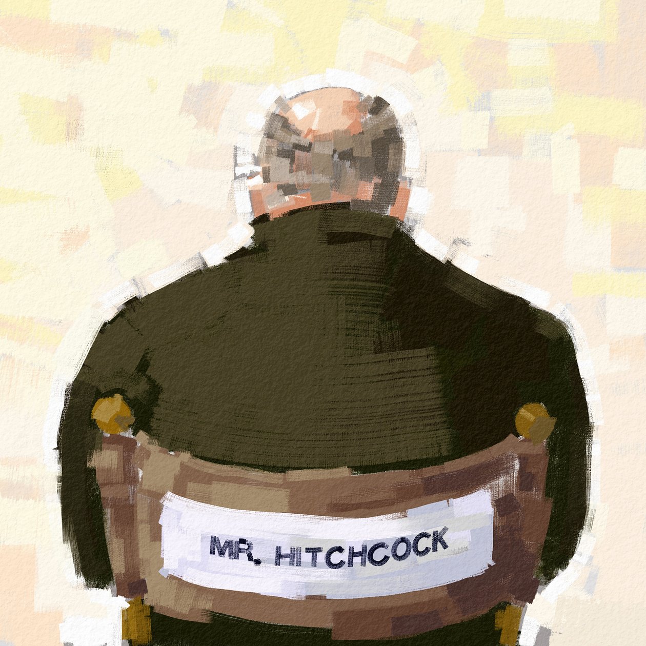 Portrait du réalisateur Alfred Hitchcock, 2023 (illustration) - Alessandro Lonati