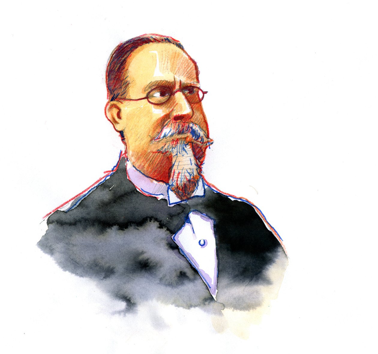 Portrait de Cesare Lombroso (1835-1909) fondateur de l