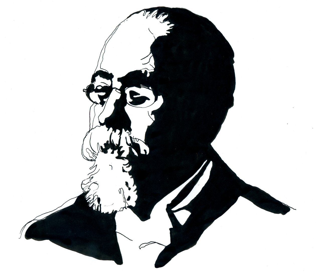 Portrait de Cesare Lombroso (1835-1909) fondateur de l