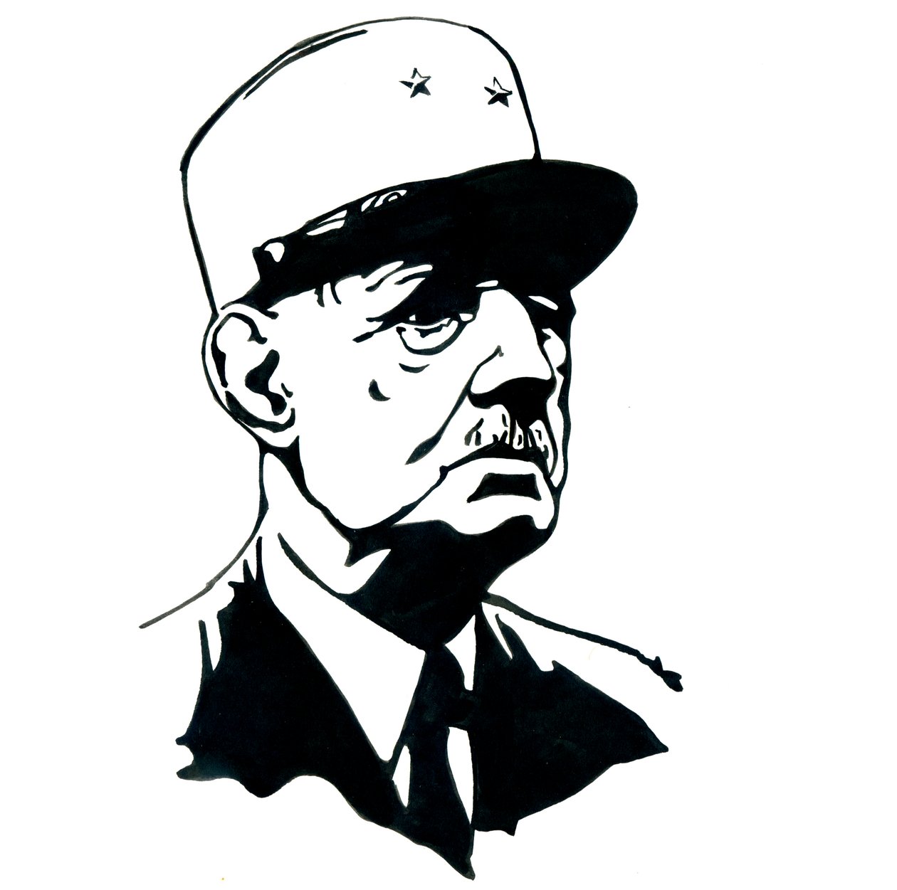 Portrait du général Charles de Gaulle (1890-1970) - Alessandro Lonati