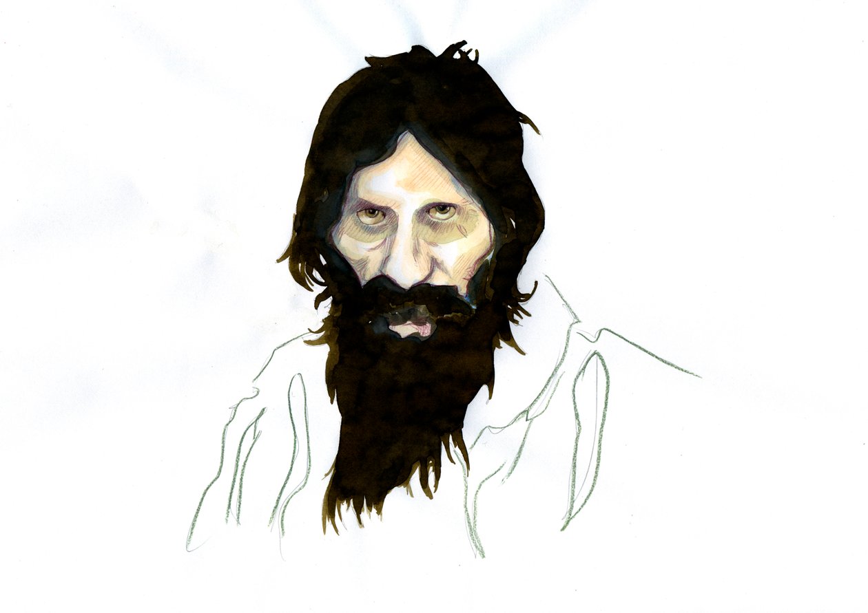 Portrait de Grigori Iefimovitch Raspoutine - Alessandro Lonati