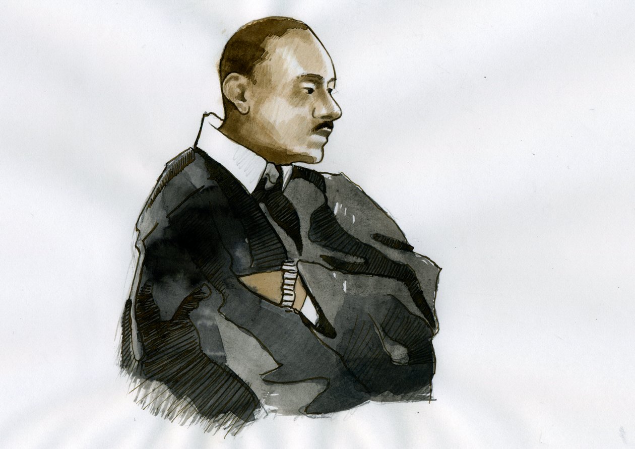 Portrait du pasteur Martin Luther King (1929-1968) - Alessandro Lonati
