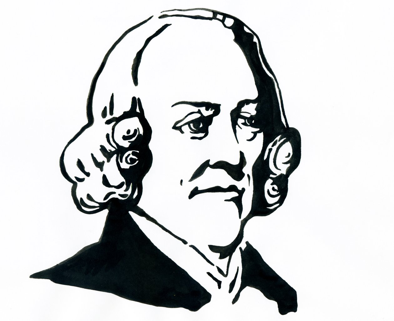Portrait du philosophe et économiste Adam Smith (1723-1790) - Alessandro Lonati