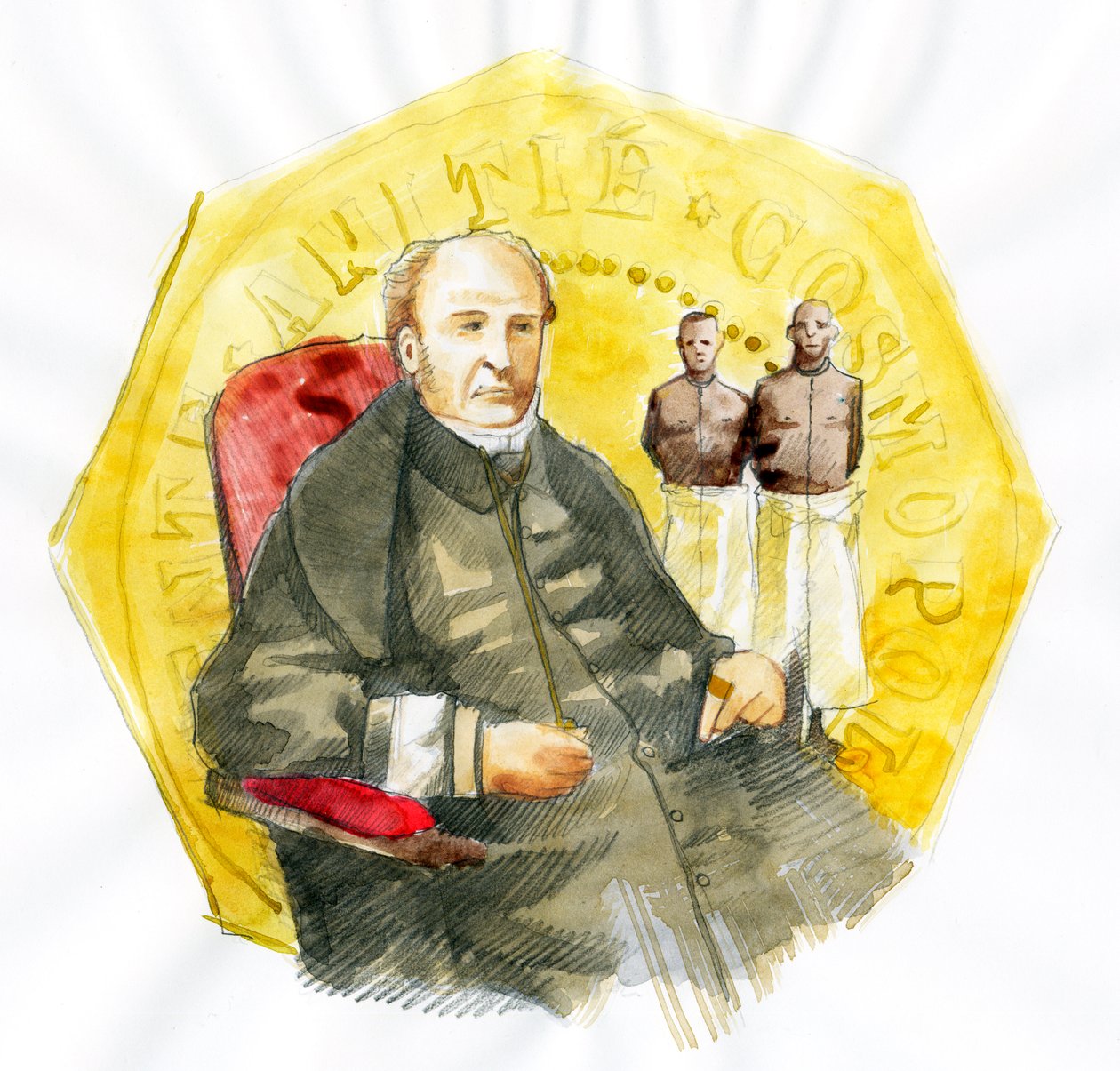 Représentation de Victor Schoelcher (1804-1893) homme politique français - Alessandro Lonati