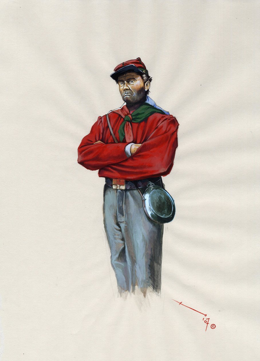 Unification italienne (Risorgimento), officier volontaire de l