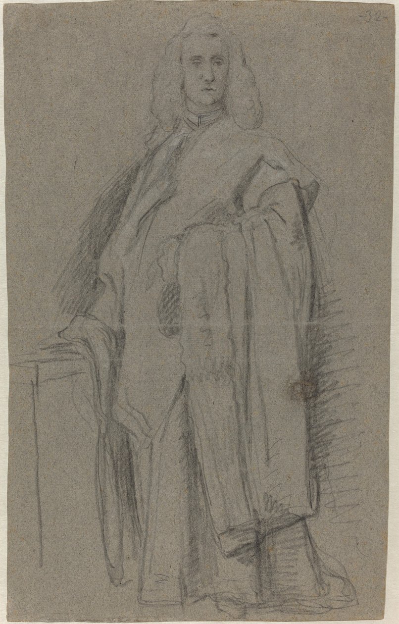 Un procureur vénitien de San Marco (recto) - Alessandro Longhi or Pietro Longhi