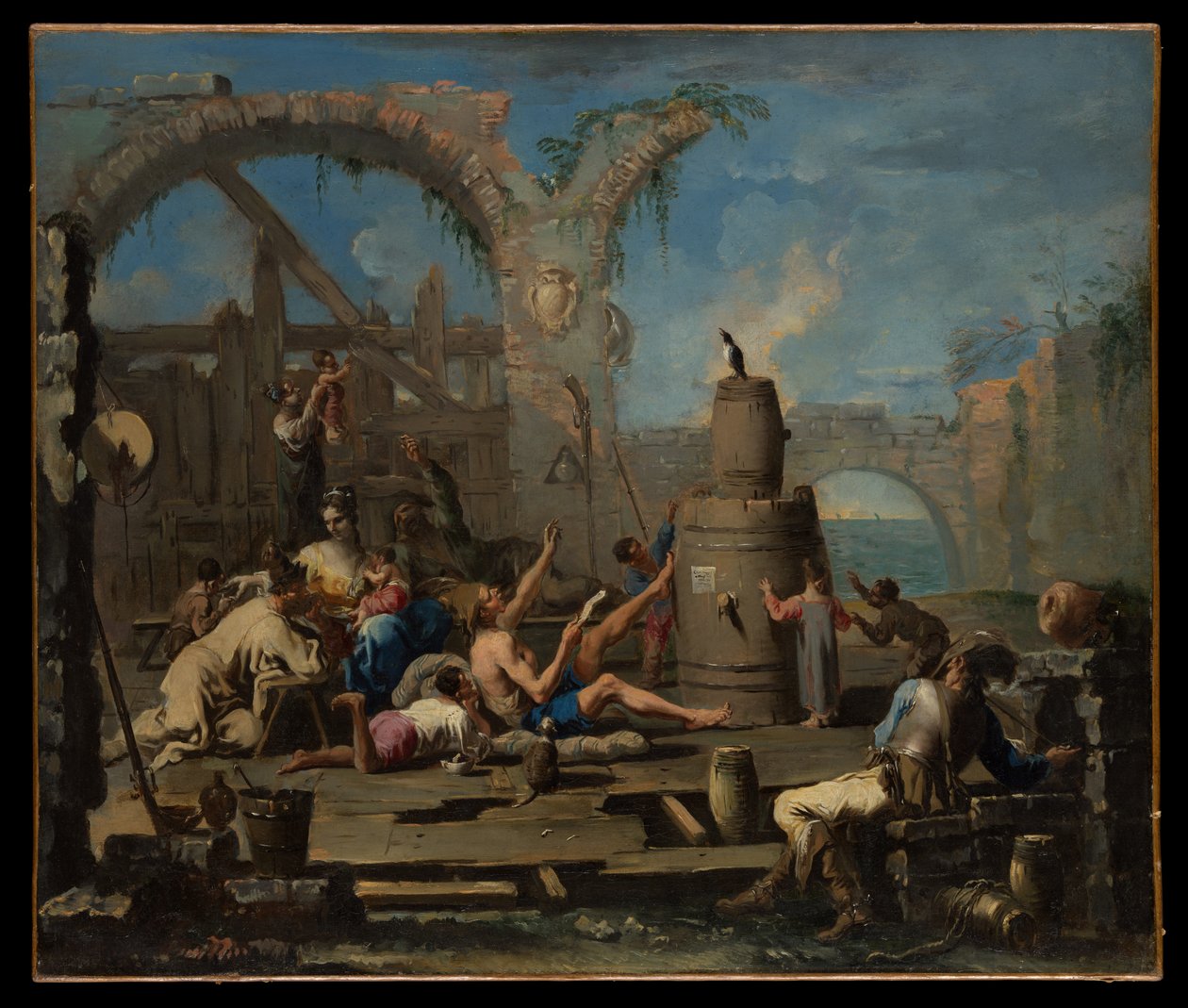 La pie apprivoisée - Alessandro Magnasco