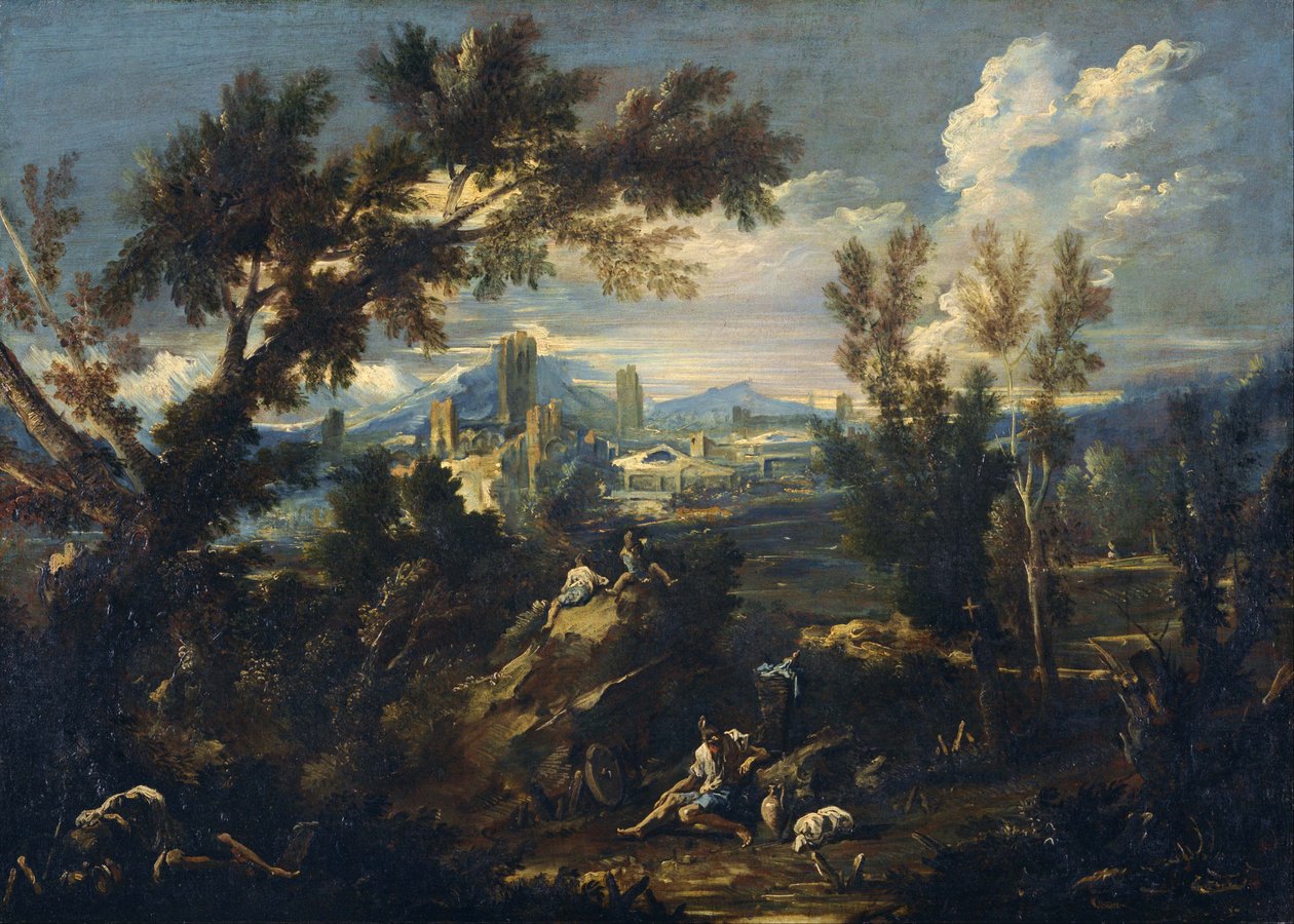 Paysage avec bergers - Alessandro Magnasco