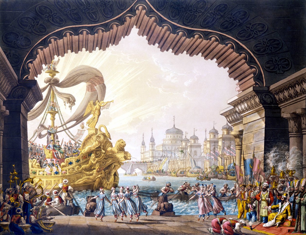 Il crociato in Egitto - Alessandro Sanquirico