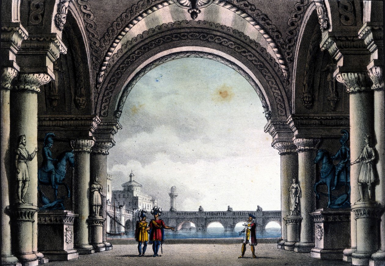 Scénographie de Sanquirico pour l