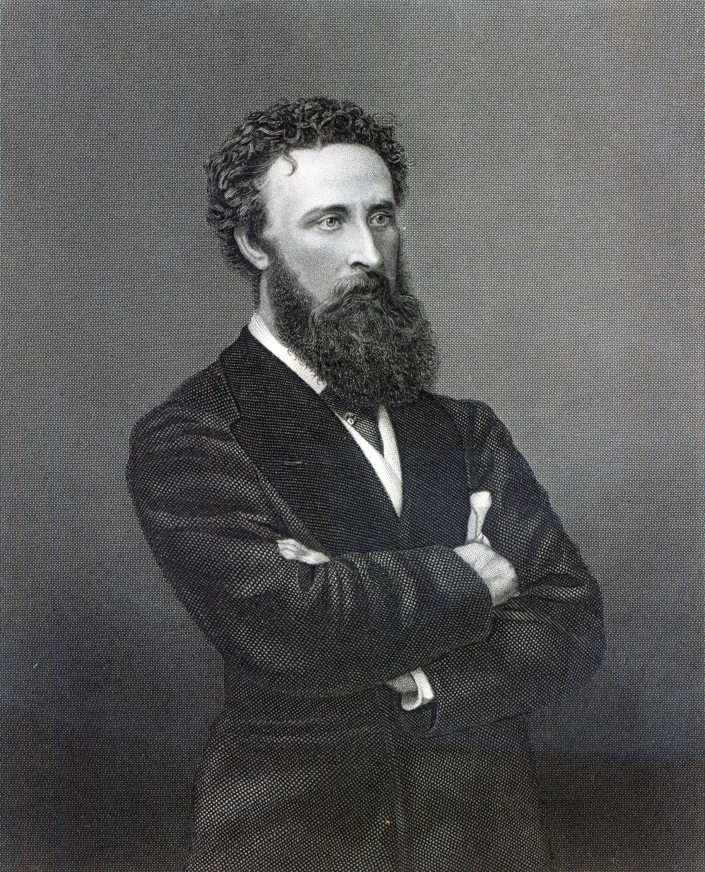 Lord Lytton, gravé par Edward Stodart - Alexander Bassano