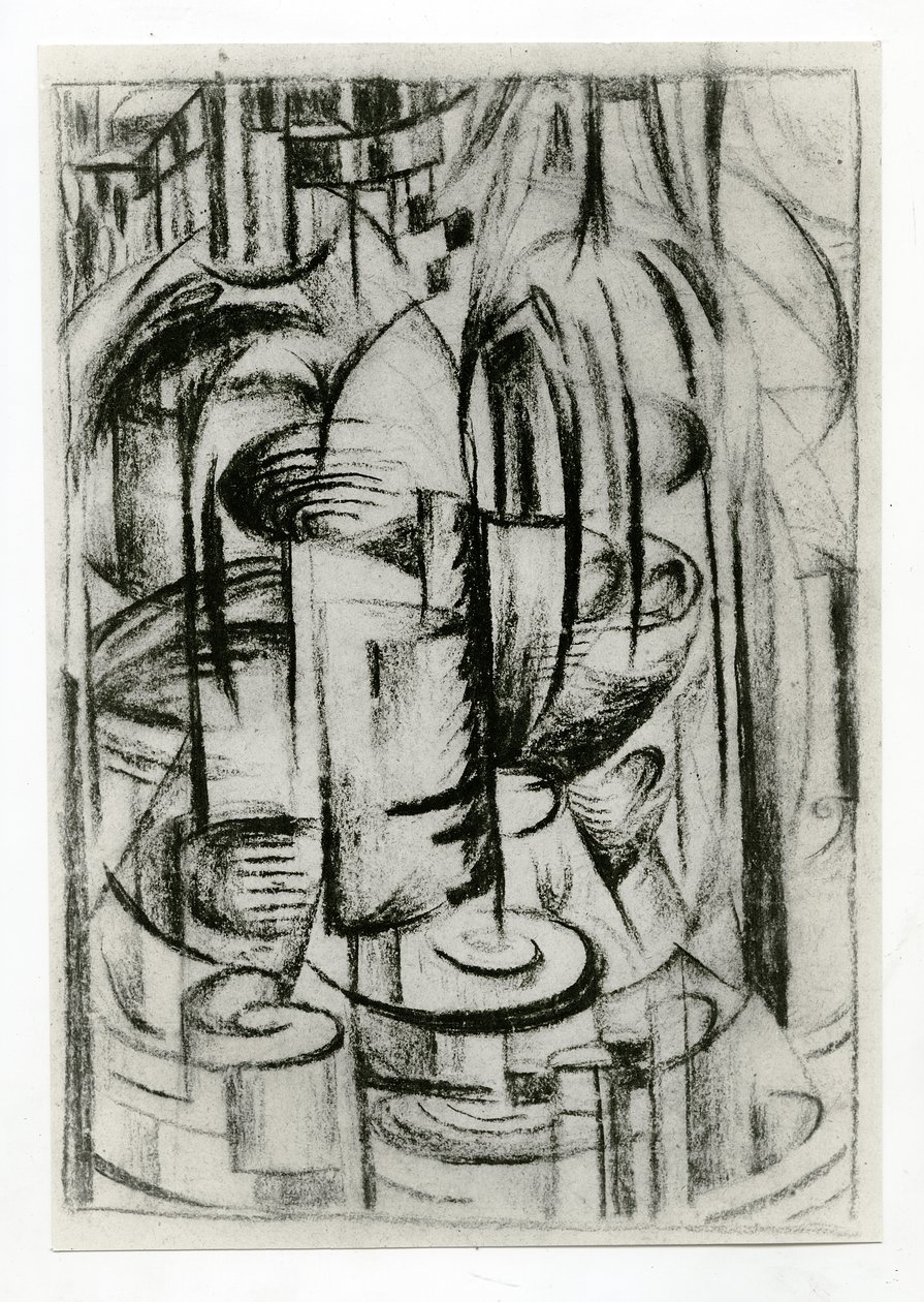 Composition futuriste, vers 1914-16 - Alexander Bogomazov
